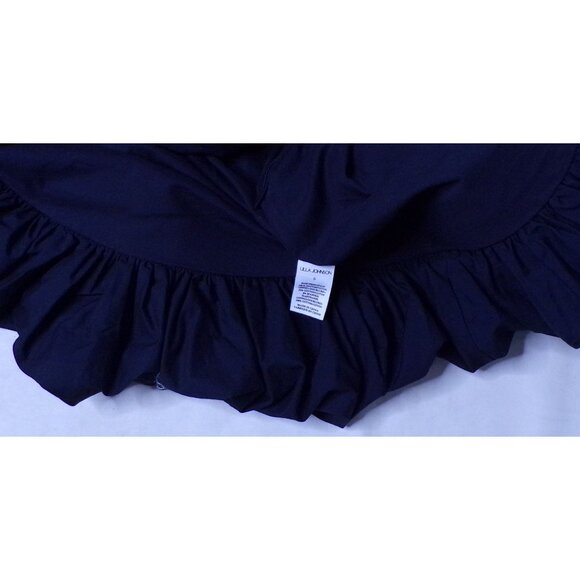 🆕ULLA JOHNSON Polline Bubble Hem Mini Dress Cotton Black 6 - Picture 13 of 13